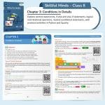 CBSE Coding, AI, Robotics and Computer Book Class 8 Edition 2 for Academic Year 2025-26 | Skillful Minds